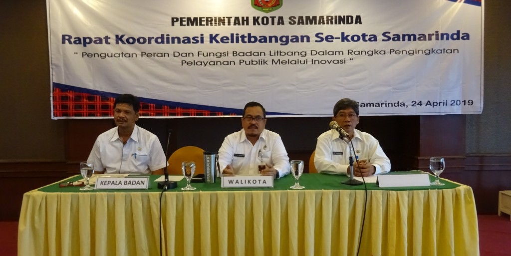 RAPAT KOORDINASI KELITBANGAN SE-KOTA SAMARINDA