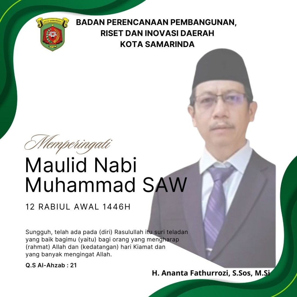 Selamat memperingati Maulid Nabi Muhammad SAW 1446 H