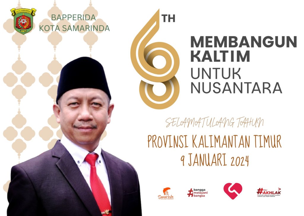 Selamat Ulang Tahun ke-68 Pemerintah Provinsi Kalimantan Timur