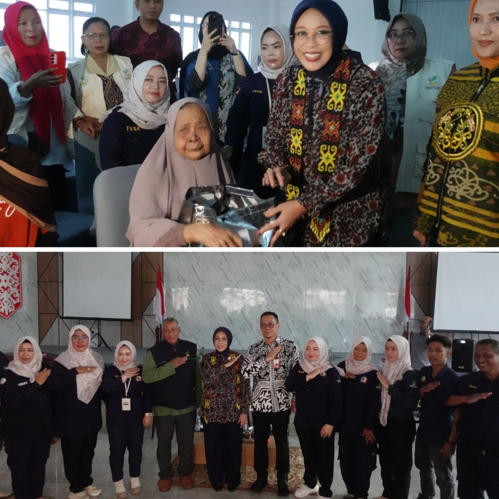 Penasihat DWP Kementerian Sosial RI Serahkan Bantuan Atensi di Samarinda