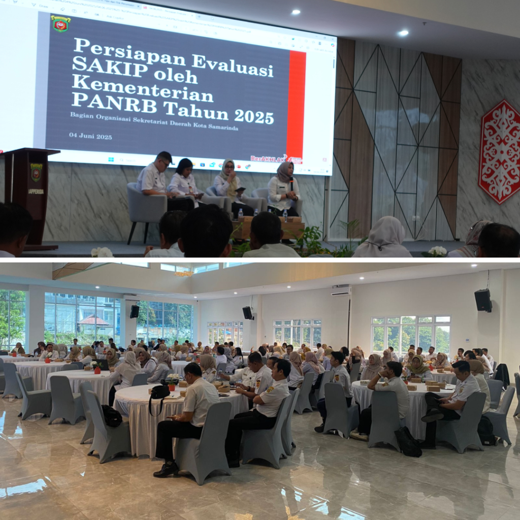 Pemkot Samarinda Matangkan Persiapan Evaluasi SAKIP dan Penjenjangan Kinerja dalam Rangka Penyusunan RPJMD 2025–2029