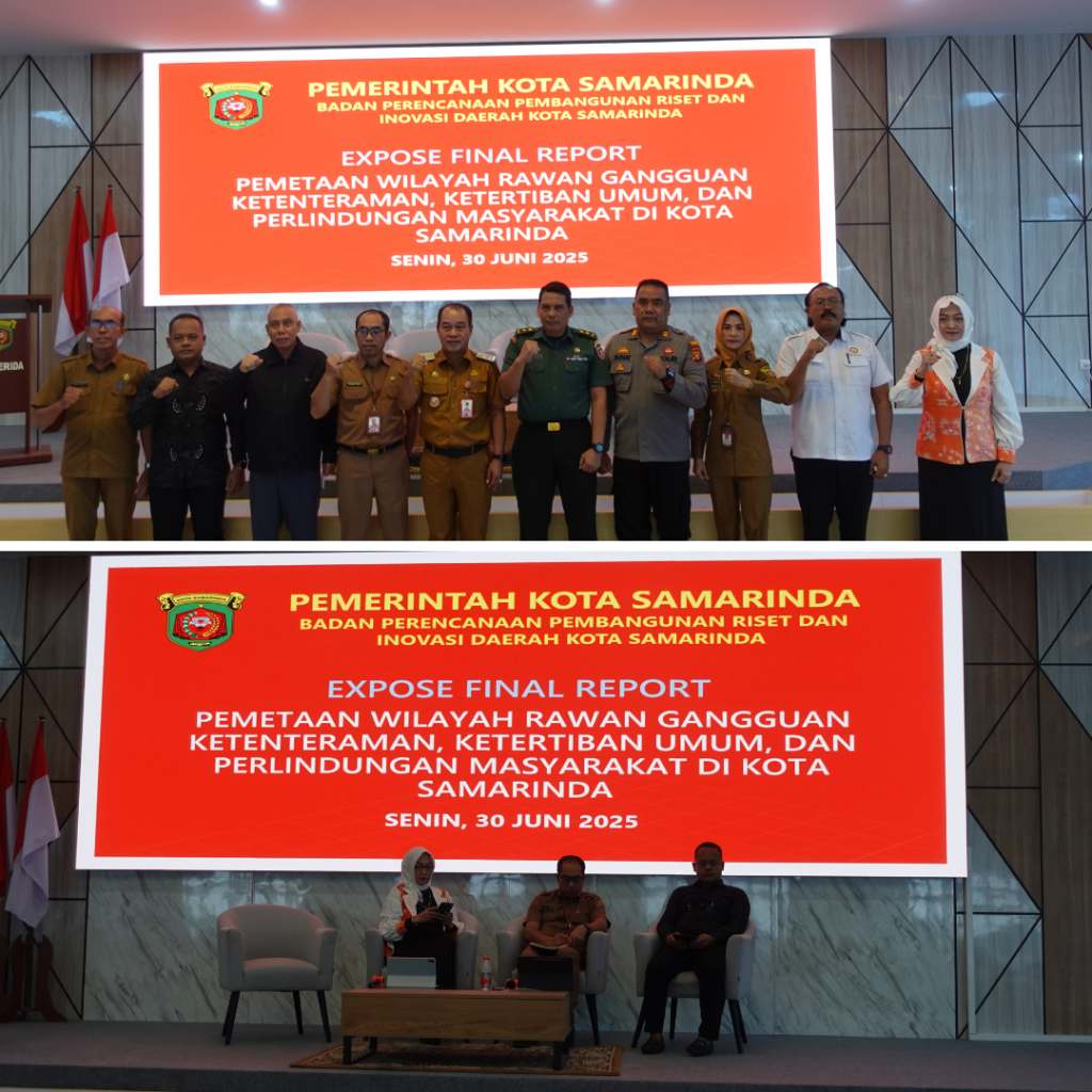 Pemerintah Kota Samarinda Gelar Ekspose Final Report Pemetaan Wilayah Rawan Trantibumlinmas
