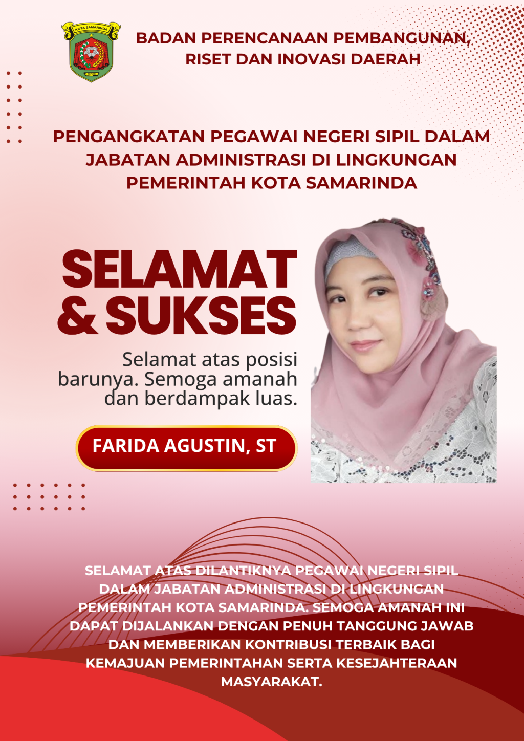 PENGANGKATAN PEGAWAI NEGERI SIPIL DALAM JABATAN ADMINISTRASI DI LINGKUNGAN PEMERINTAH KOTA SAMARINDA