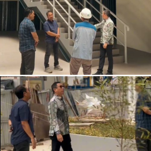 Kepala Bapperida Samarinda Tinjau Progres Pembangunan Pasar Pagi