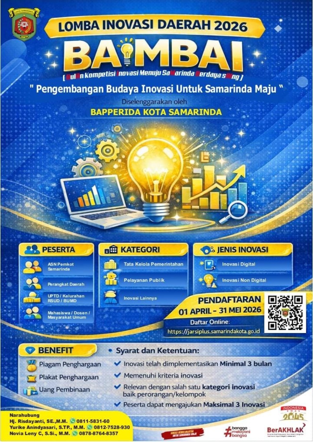 Lomba Inovasi Daerah 2026 (BAIMBAI)
