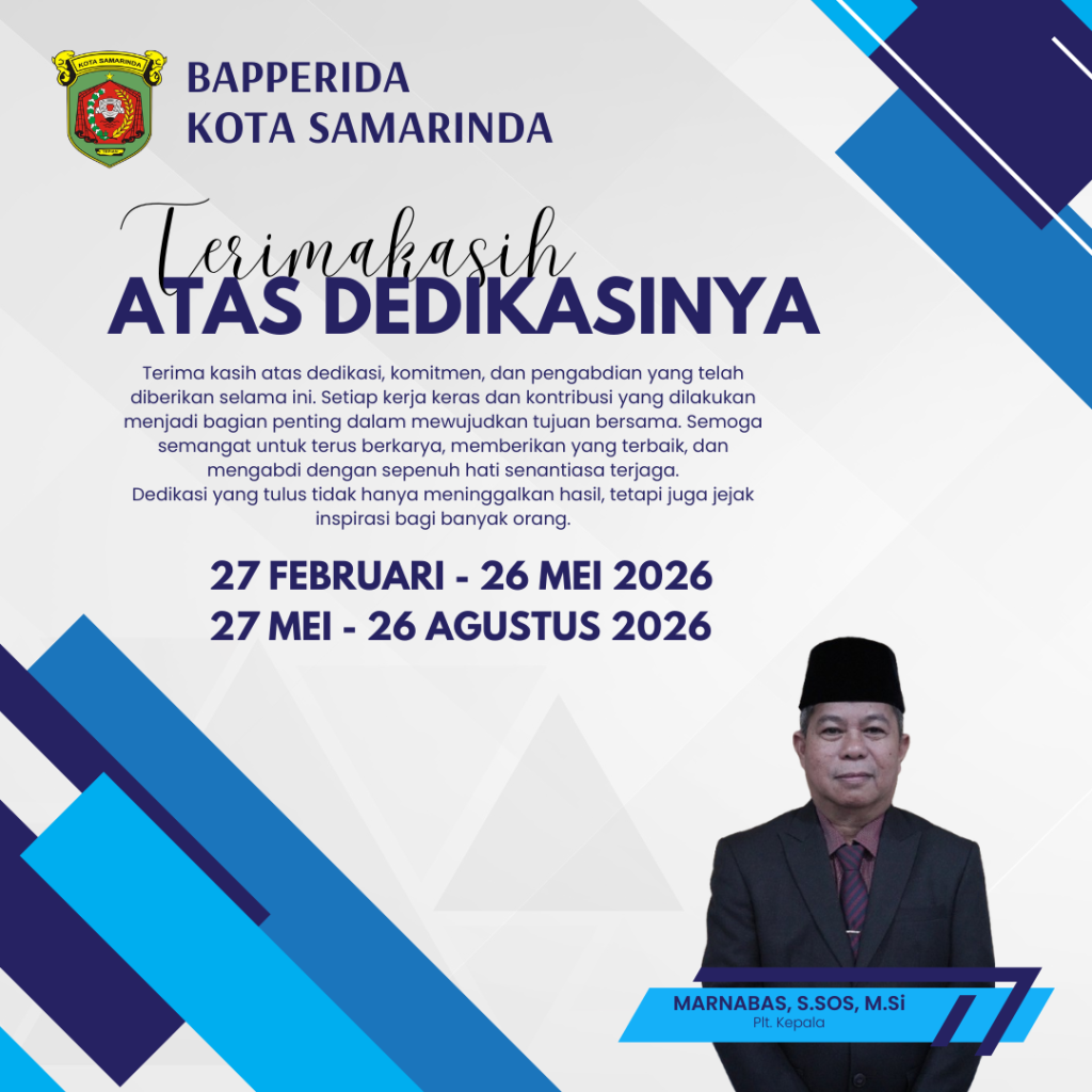 Terima kasih atas dedikasi