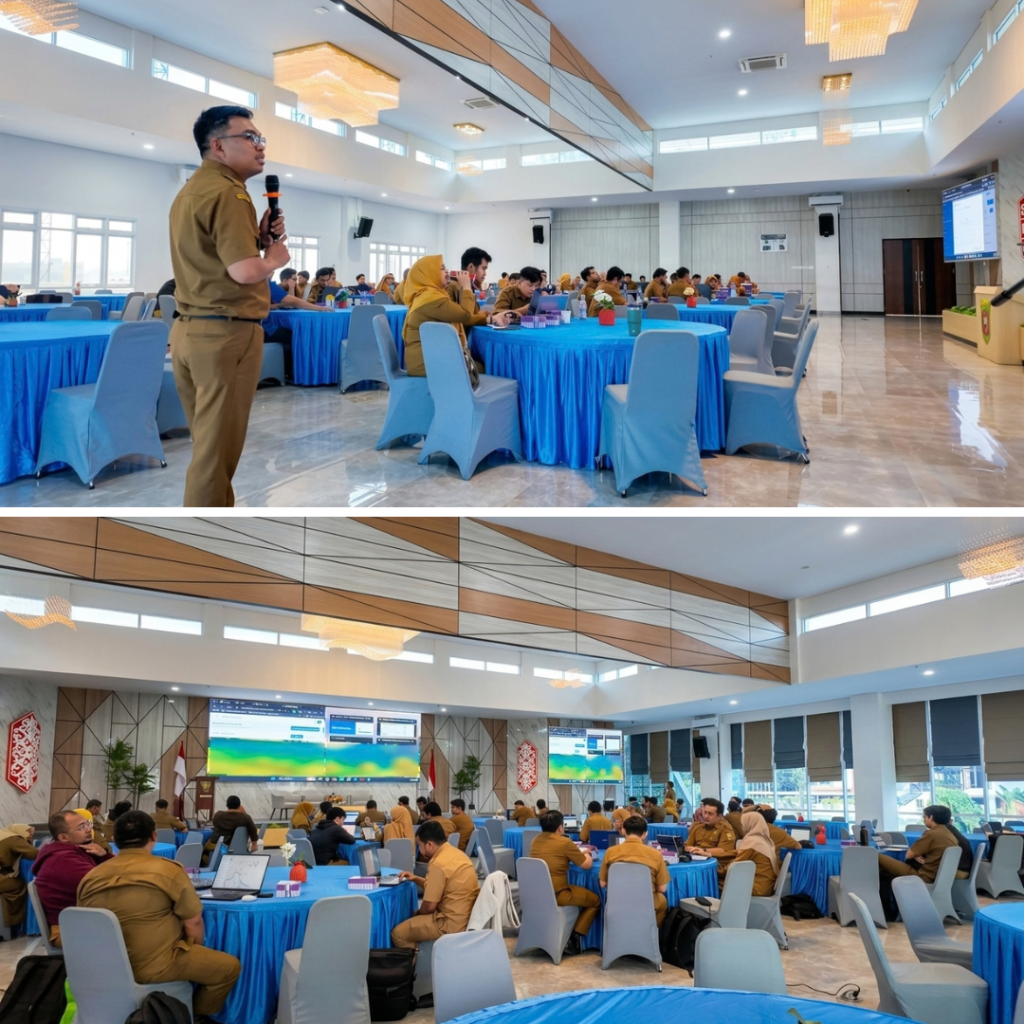 BAPPERIDA Samarinda Gelar Bimbingan Teknis Pengelolaan Peta pada Aplikasi Mobile Spatial Planning